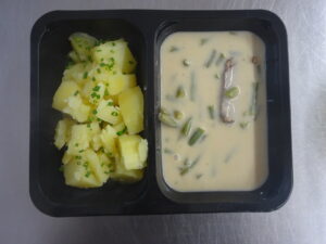 Fazolky na kyselo, hovězí maso