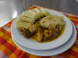 Vepřové výpečky, zelí